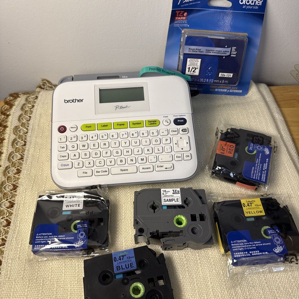 Brother Label Maker PT-400D Versatile Compact - Working With Extra Tape Refills